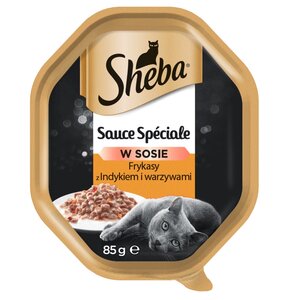 Karma dla kota SHEBA Sauce Speciale Indyk z warzywami 85 g