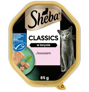 Karma dla kota SHEBA Classics Łosoś 85 g