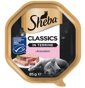Karma dla kota SHEBA Classics Łosoś 85 g