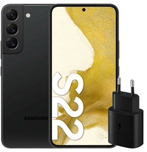 Smartfon SAMSUNG Galaxy S22 8/128GB 5G 6.1" 120 Hz Czarny SM-S901 + Ładowarka sieciowa SAMSUNG EP-TA800NBEGEU 25W Czarny