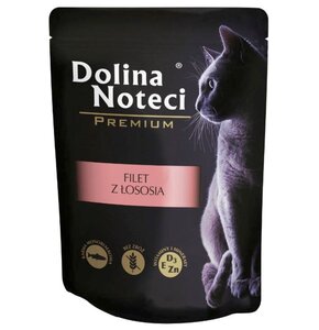 Karma dla kota DOLINA NOTECI Premium Filet z łososia w sosie 85 g