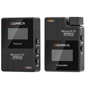 Zestaw bezprzewodowy COMICA BoomX-D Pro D2 Czarny