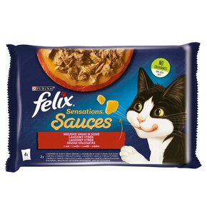 Karma dla kota FELIX Sensations Sauces Wiejskie smaki (4 x 85 g)