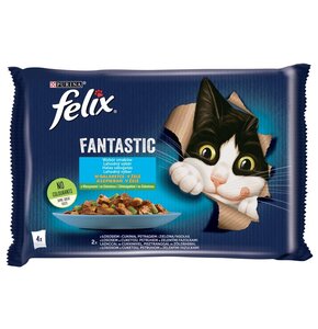 Karma dla kota FELIX Fantastic Ryba z warzywami (4 x 85 g)