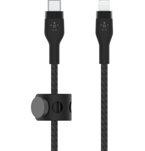 Kabel USB Typ-C - Lightning BELKIN Braided Silicone 2m Czarny