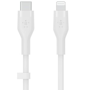 Kabel USB Typ-C - Lightning BELKIN Silicone 3m Biały