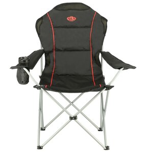 Krzesło turystyczne NILS CAMP NC3080 Czarno-czerwony