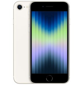 Smartfon APPLE iPhone SE 2022 128GB 5G Księżycowa poświata MMXK3PM/A