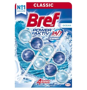 Kostka do WC BREF Power Aktiv Ocean 2x50g