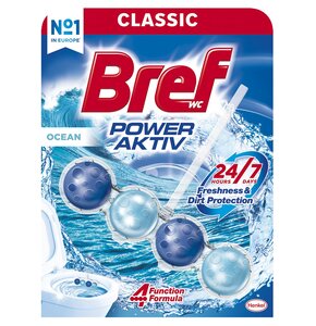 Kostka do WC BREF Power Aktiv Ocean 50g