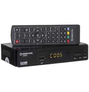 Dekoder MANTA DVBT022 DVB-T2/HEVC/H.265