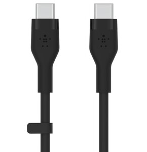 Kabel USB Typ-C - USB Typ-C BELKIN Silicone Boost Charge Flex 1m Czarny