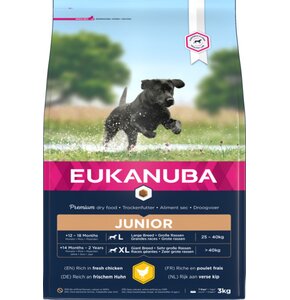 Karma dla psa EUKANUBA Junior Large Breeds Kurczak 3 kg