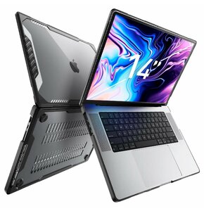 Etui na laptopa SUPCASE Unicorn Beetle Pro do Apple Macbook Pro 14 cali Czarny