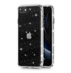 Etui TECH-PROTECT Glitter do Apple iPhone 7 /8 / SE 2020/SE 2022 Przezroczysty