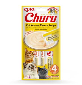 Przysmak dla kota INABA Ciao Churu Kurczak z serem (4 x 14 g)