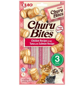 Przysmak dla kota INABA Cat Churu Bites Kurczak z tuńczykiem (3 x 10 g)