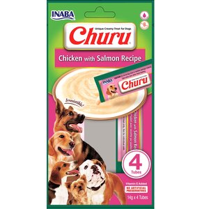 Przysmak dla psa INABA Churu Kurczak z łososiem (4 x 14 g)
