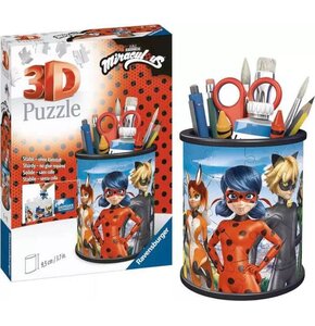 Puzzle 3D RAVENSBURGER Miraculous Przybornik 11278 (54 elementy)