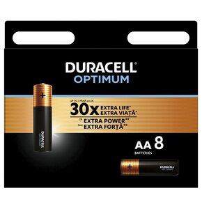 Baterie AA LR6 DURACELL Optimum (8 szt.)