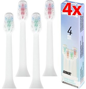 Oryginalna końcówka szczoteczki VITAMMY Smils Mix 1 (4 szt.) (Czyszczenie płytki nazębnej)