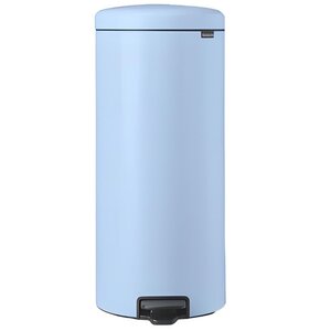 Kosz na śmieci z pedałem BRABANTIA NewIcon 202667 wyjmowane wiadro, nie przepuszcza zapachów, stal 30L Jasnoniebieski