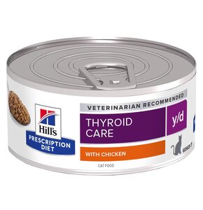 Karma dla kota HILL'S Prescription Diet Y/D Thyroid Care Kurczak 156 g