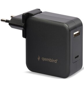 Zasilacz do laptopa GEMBIRD PD USB-C 60W