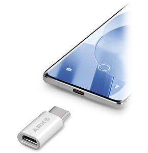 Adapter Micro USB - USB-C ARKS Biały