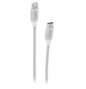 Kabel USB-C - Lightning ARKS 1 m Biały