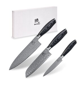 Zestaw noży SHIORI Kuro Murō (3 elementy)