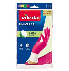 Rękawiczki lateksowe VILEDA Universal (rozmiar S)