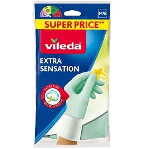 Rękawiczki gumowe VILEDA Extra Sensation 177492 (rozmiar M)