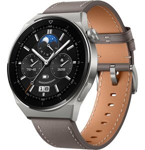 Smartwatch HUAWEI Watch GT 3 Pro Classic 46mm Srebrno-brązowy
