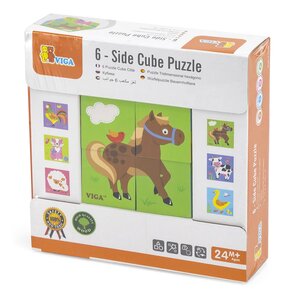 Puzzle VIGA Learn From Fun Farma 50835 (4 elementy)