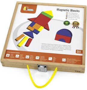 Zabawka edukacyjna VIGA Magnetyczna układanka w walizce 59687