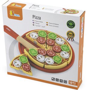 Zabawka VIGA Learn from Fun Pizza do krojenia 58500