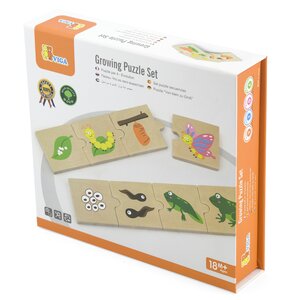 Puzzle VIGA Learn From Fun Jak rośnie 51609 (24 elementy)