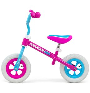 Rowerek biegowy MILLY MALLY Dragon Air Różowo-niebieski