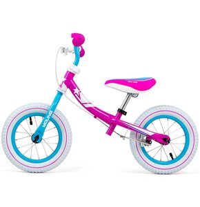 Rowerek biegowy MILLY MALLY Young Różowo-niebieski