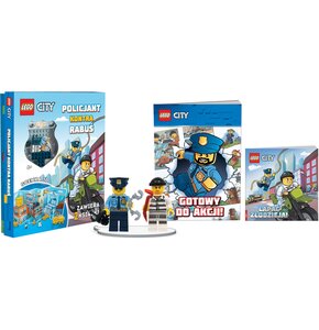Zestaw książek LEGO City Policjant kontra rabuś LMBS-1