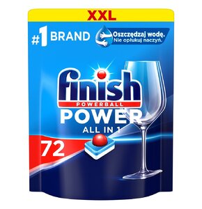 Tabletki do zmywarek FINISH Powerball Power All in 1 Fresh - 72 szt.