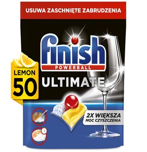 Kapsułki do zmywarek FINISH Powerball Ulimate All in 1 Lemon - 50 szt.