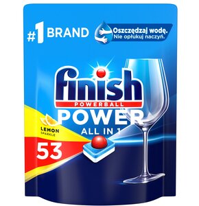 Tabletki do zmywarek FINISH Powerball Power All in 1 Lemon - 53 szt.