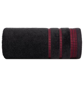 Ręcznik Amanda (08) Czarny 30 x 50 cm