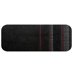 Ręcznik Pola Czarny 50 x 90 cm