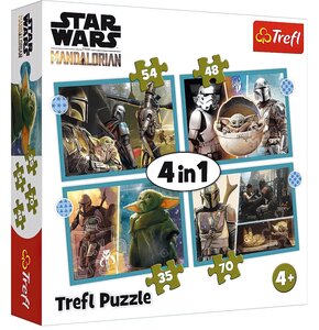 Puzzle TREFL Star Wars Mandalorian 34397 (207 elementów)