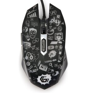 Mysz GEMBIRD MUS-6B-GRAFIX-01 Czarny