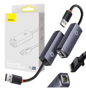 Adapter USB - RJ-45 BASEUS Lite Series WKQX000013