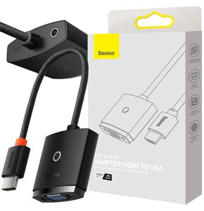 Adapter HDMI - VGA - Micro USB - Jack 3.5mm BASEUS Lite Series WKQX010101